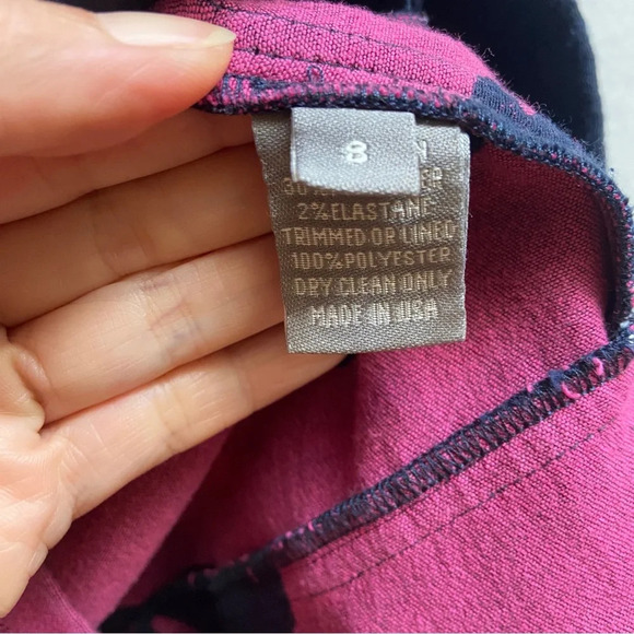 Lela Rose Floral Print Jacquard Cotton Tunic Dress size 8 - Picture 8 of 12